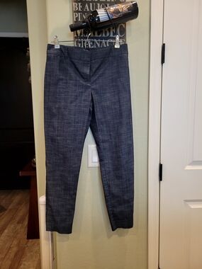 Van Heusen Navy Textured Dress Pants